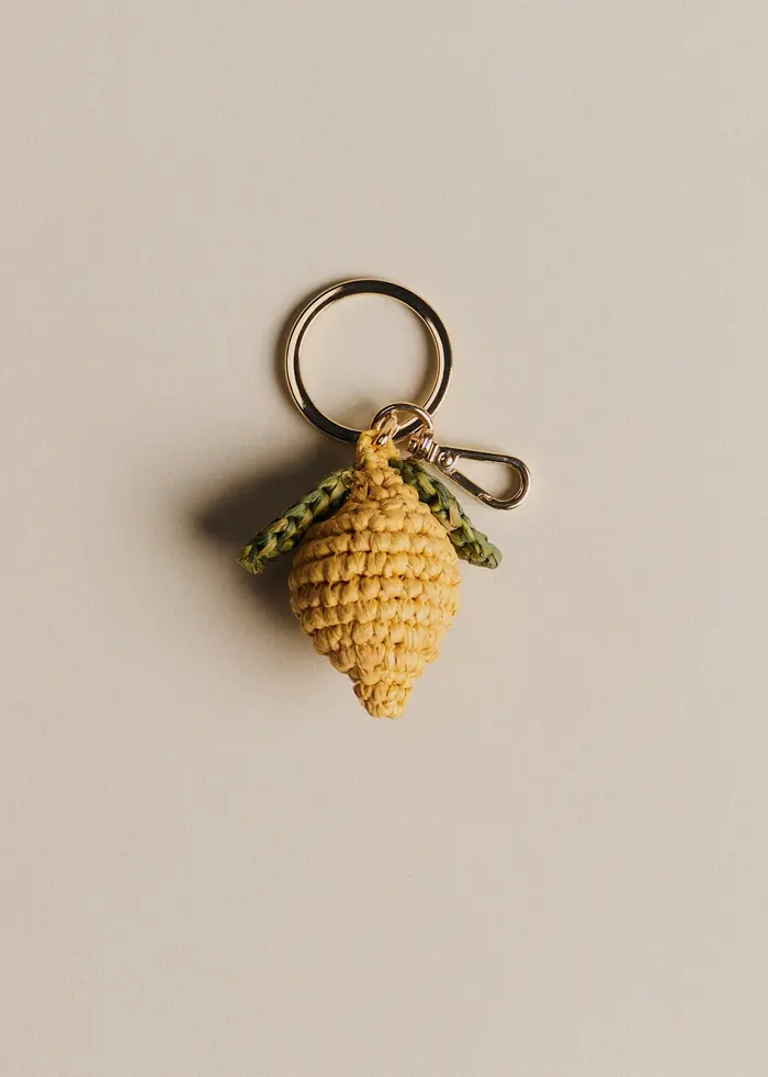 Accessoire de sac Citron - Raphia Jaune