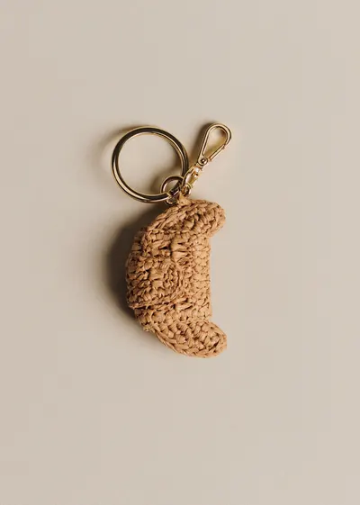 Accessoire de sac Croissant - Raphia Naturel