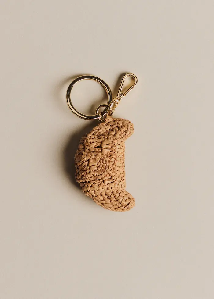 Accessoire de sac Croissant - Raphia Naturel