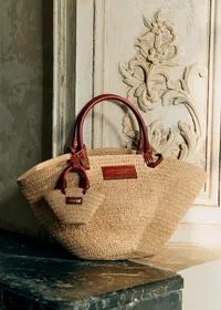 Accessoire de sac Justine - Raphia Naturel — view 3