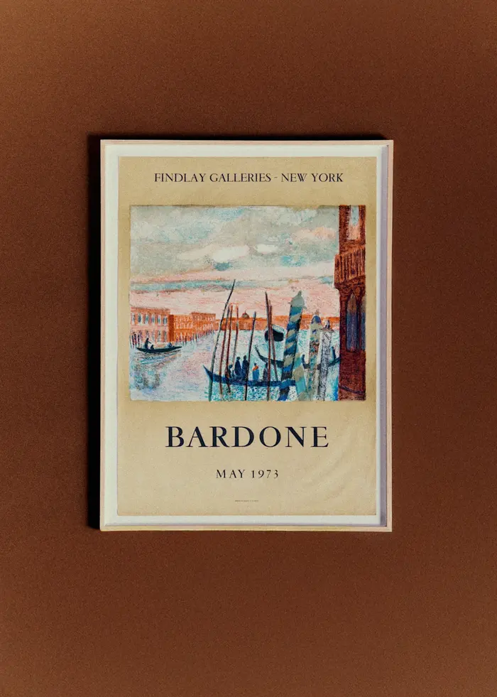 Affiche Findlay Galleries New York, Bardone, 1973 - 51,5 x 73,5 cm