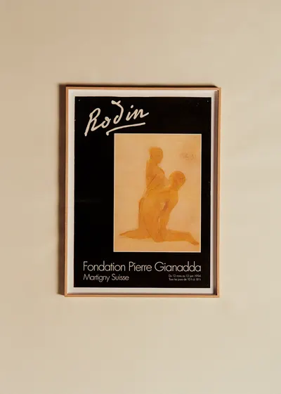 Affiche Fondation Pierre Gianadda, Rodin - 56,5 x 76,5 cm