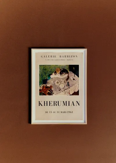 Affiche Galerie Barbizon, Kherumian, 1961 - 48,5 x 66 cm