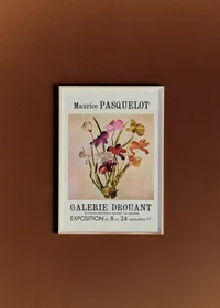 Affiche Galerie Drouant, Maurice Pasquelot, 1977 - 48 x 68,5 cm — view 2