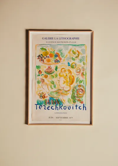 Affiche Galerie La Lithographie, Tezechkovitch, 1975 - 56,5 x 82 cm