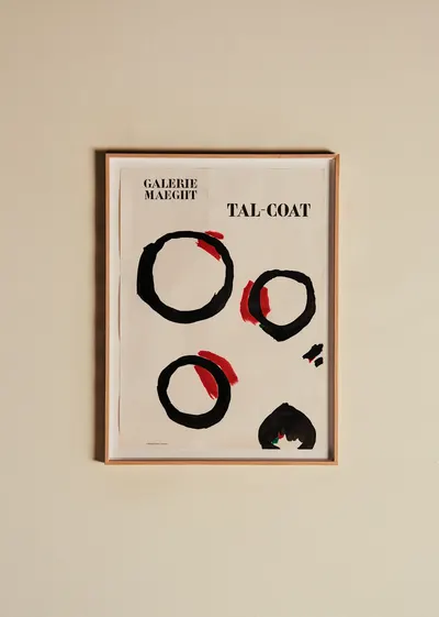 Affiche Galerie Maeght, Tal-Coat - 54,5 x 72,5 cm