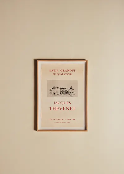 Affiche Katia Granoff au Quai de Conti, 1964 - 41,5 x 58,5 cm