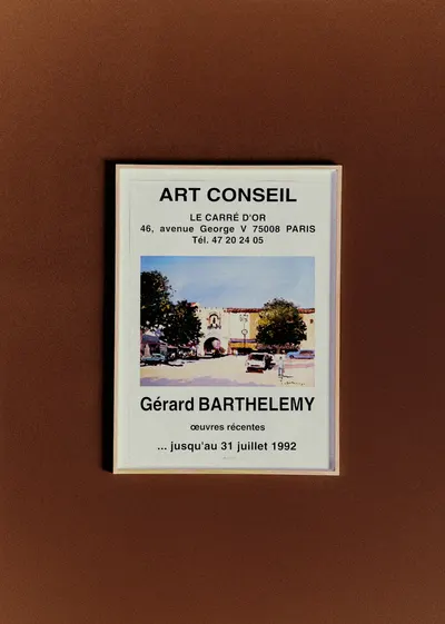 Affiche Le Carré d'Or, Gérard Barthelemy, 1992 - 51,5 x 70,5 cm