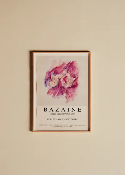 Affiche Musée Cézanne de l'atelier des Lauves, Bazaine, 1985 - 48 x 66 cm