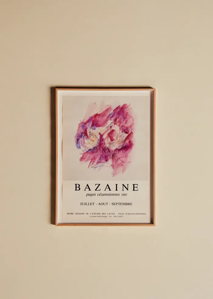 Affiche Musée Cézanne de l'atelier des Lauves, Bazaine, 1985 - 48 x 66 cm