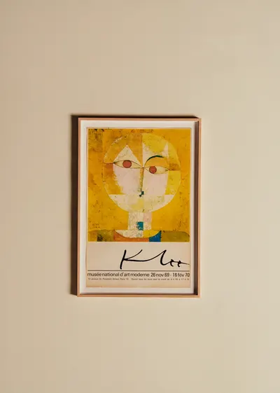 Affiche Musée d'art moderne Paris, Klee, 1970 - 45 x 65,5 cm