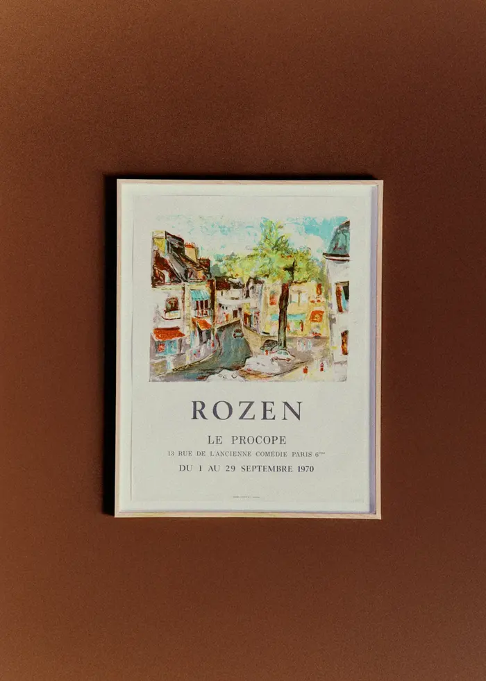 Affiche Rozen, Le procope, 1978 - 55,5 x 70,5 cm