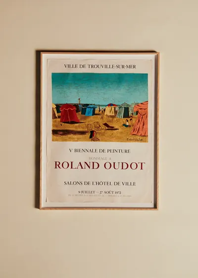 Affiche Salons de l'hôtel de ville, Roland Oudot, 1972 - 61,5 x 81,5 cm