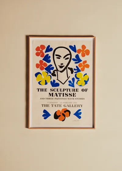 Affiche The tate Gallery, The sculpture of Matisse, 1953 - 56 x 77,5 cm
