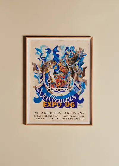 Affiche Vallauris, Expo 86 - 57,5 x 76,5 cm
