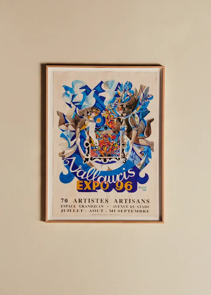 Affiche Vallauris, Expo 86 - 57,5 x 76,5 cm