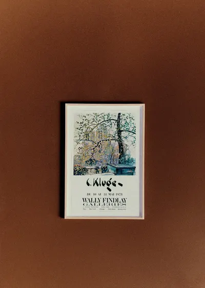 Affiche Wally Findlay Galleries, C. Kluger, 1978 - 39,5 x 57 cm
