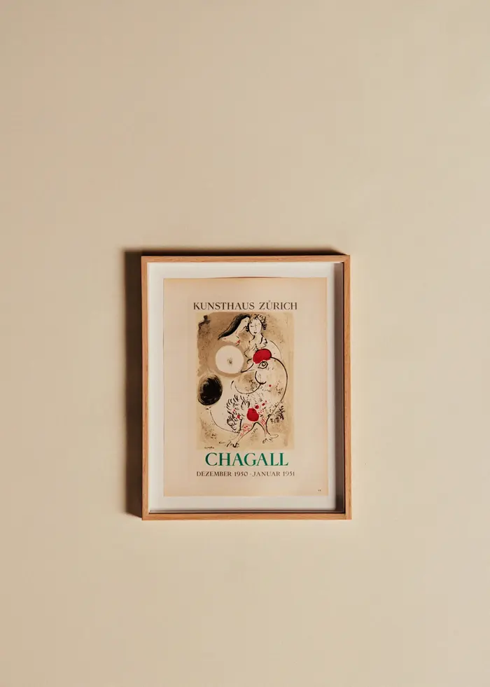 Affichette Mourlot de Chagall - N°1
