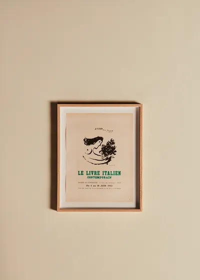 Affichette Mourlot de Chagall - N°4
