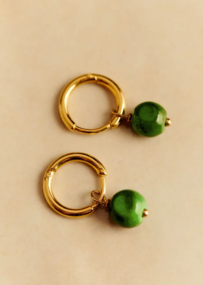 Anneaux Charlotte - Vert