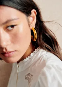 Anneaux Diana - Doré — view 4