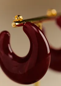 Anneaux Grace - Rouge Carmin — view 2