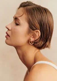 Anneaux Julie - Doré — view 5