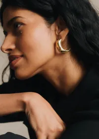Anneaux Yael - Doré — view 2