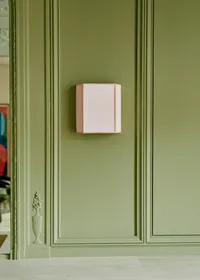 Applique Adagio - Grand Modèle - Tissu Écru et Rotin — view 3