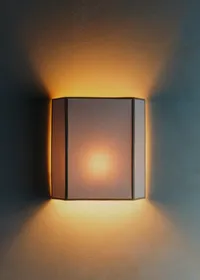 Applique Adagio - Grand Modèle - Tissu Écru et Rotin — view 4