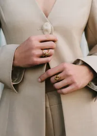 Bague Alice - Doré — view 5