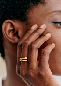 Bague Chiara - Doré — view 3