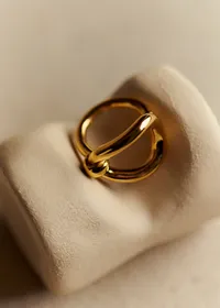 Bague Lou - Doré — view 4