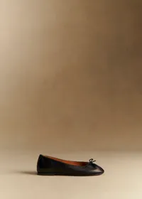 Ballerines Low Agathe - Noir Lisse — view 5