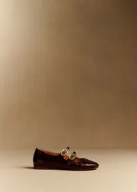 Ballerines Low Clélia - Choco Croco — view 3