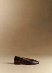 Ballerines Low Matilda - Marron Python — view 2