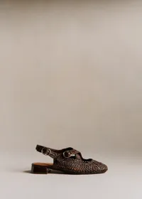 Ballerines Low Nala - Choco Textile Tressé — view 5