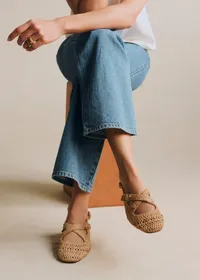 Ballerines Low Nala - Naturel Textile Tressé — view 4