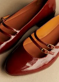Ballerines Low Ninon - Acajou Vernis — view 2