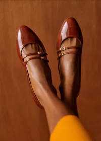 Ballerines Low Ninon - Acajou Vernis — view 4