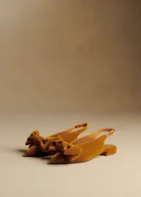 Ballerines Low Stefania - Ocre Velours — view 2