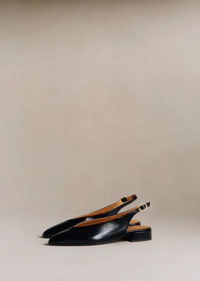Ballerines Low Suzanne - Noir Vintage