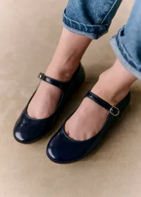 Ballerines Paula - Marine Lisse — view 3