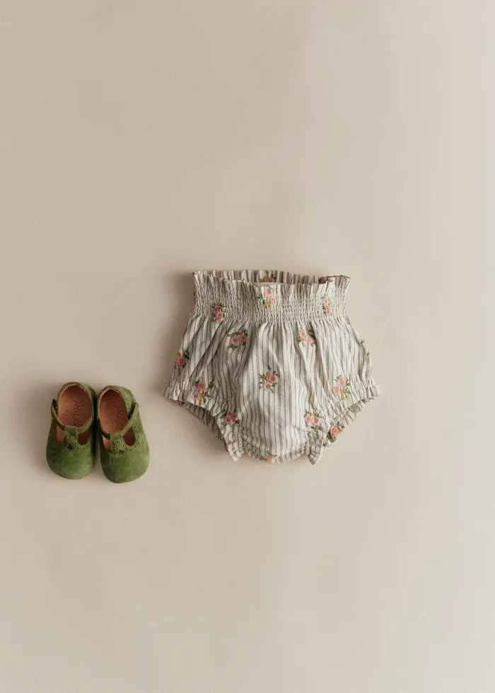 Bloomer Marcello - Rayures Broderies Fleurs