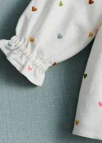 Blouse Adeline - Blanc / Broderies Multico — view 2