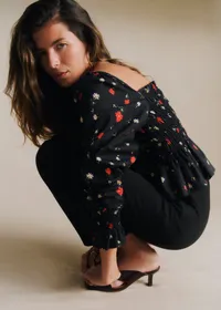 Blouse ALINE - Imprimé Coquelicot — view 4