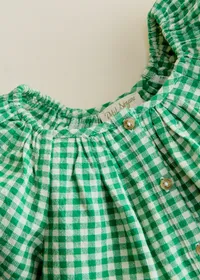 Blouse Amanie - Vichy Vert — view 4