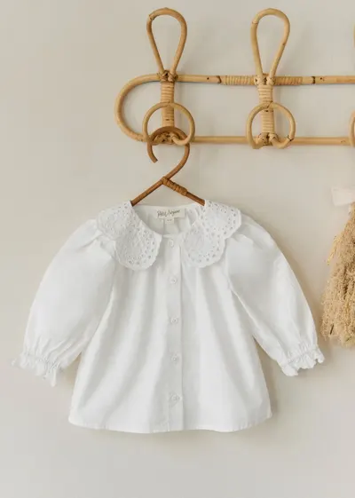 Blouse Andréa - Blanc Popeline