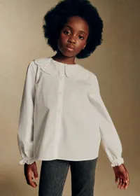 Blouse Andréa - Blanc Popeline — view 2