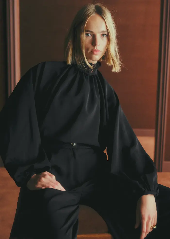 Blouse APOLINE - Noir